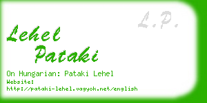 lehel pataki business card